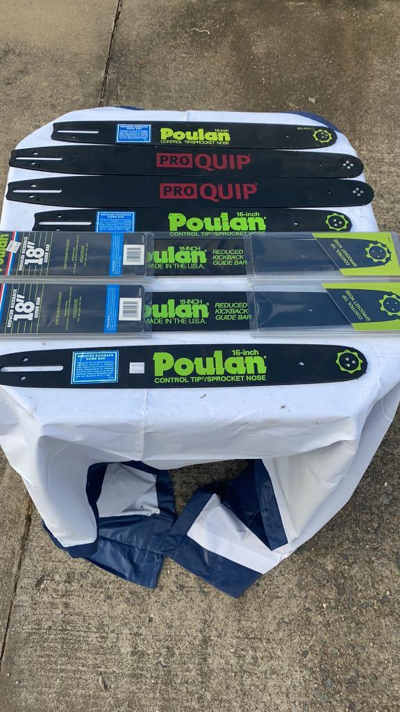 Chainsaw Bars All unused
