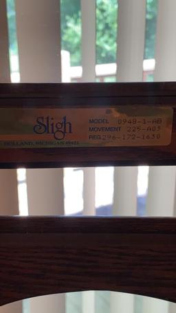 Sligh grandfather clock