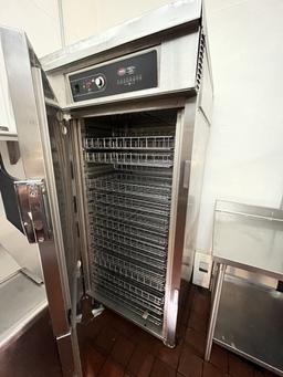 FWE S/S SPLIT-DOOR RETHERM & HOLD CABINET W/CASTERS 3PH MOD. RH-B-32HD