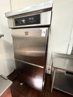FWE S/S SPLIT-DOOR RETHERM & HOLD CABINET W/CASTERS 3PH MOD. RH-B-32HD