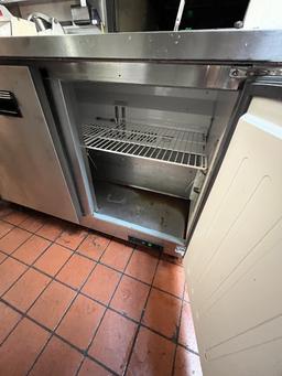 CENTRAL S/S 2-DOOR 48" REFRIGERATOR W/CASTERS MOD. 69K-051