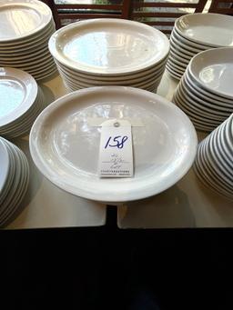 *LOT*(26)CAC WHITE 13.5" PLATTERS