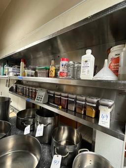 *LOT*ASST SPICES & MISC (ON 2 SHELVES)