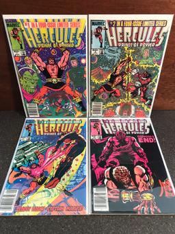 4 Issues of Hercules #1-4 Comics (Series Run) Marvel Comics 1984 Bronze Age KEY