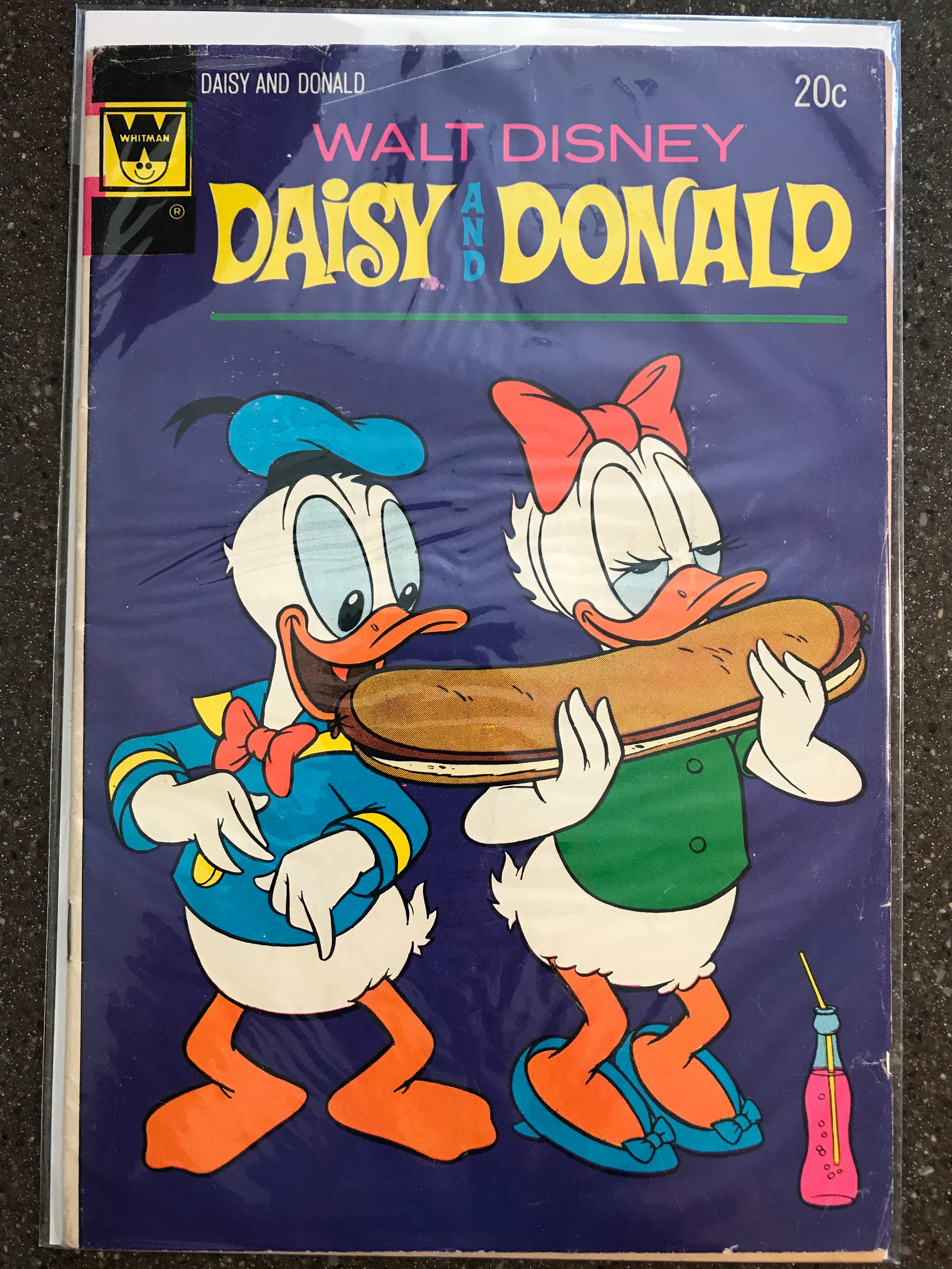 Walt Disneys Daisy and Donald Comic #48 Whitman 1981 Special ERROR Edition Bronze Age