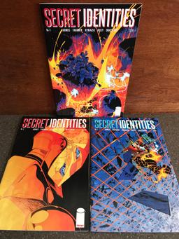 3 Issues Secret Identities Comic #2 #3 & #4 Image Comics Joines Faerber Riley