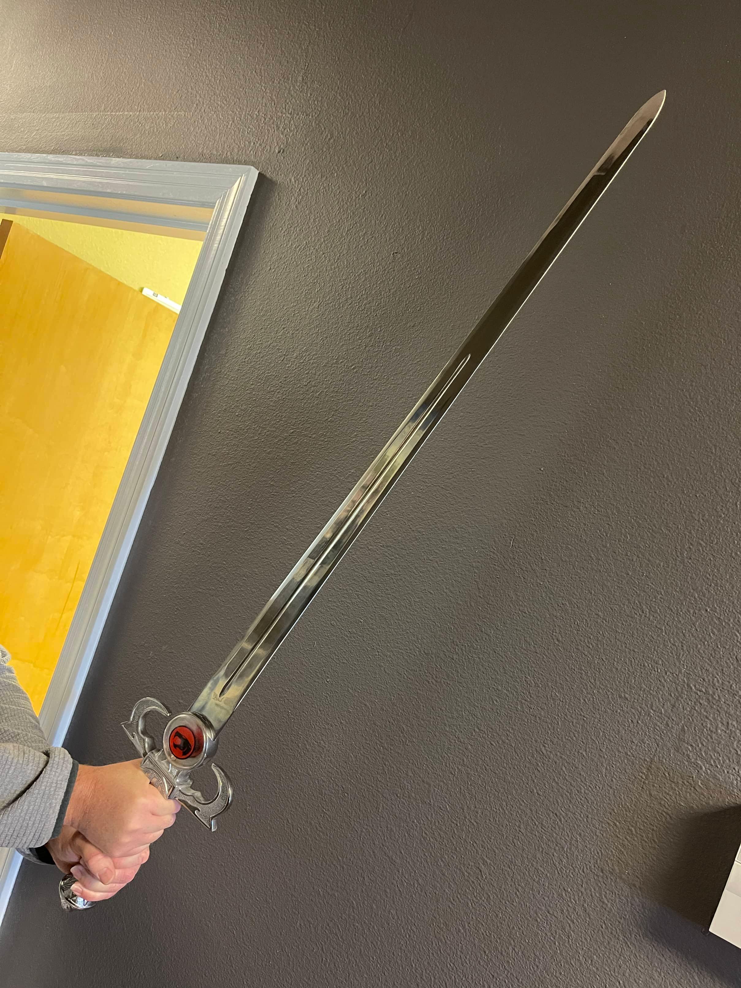 Thundercats Lion-O Sword of the Omens Replica Almost 4 Feet Long Stainless Steel