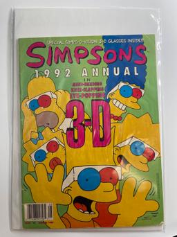 Simpsons 1992 Annual in 3D No Glasses Matt Goening