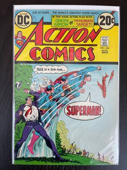 Action Comics #426 DC Comics 1973 Bronze Age Superman Plus Green Arrow and the Human Target! 20 Cent