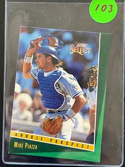 Rookie Prospect Card Mike Piazza Score Select 1992 Dodgers #347