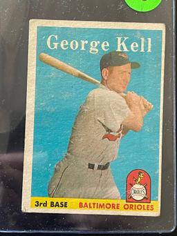 George Kell 3rd Base Baltimore Orioles Baseball Card Topps 1958 #40