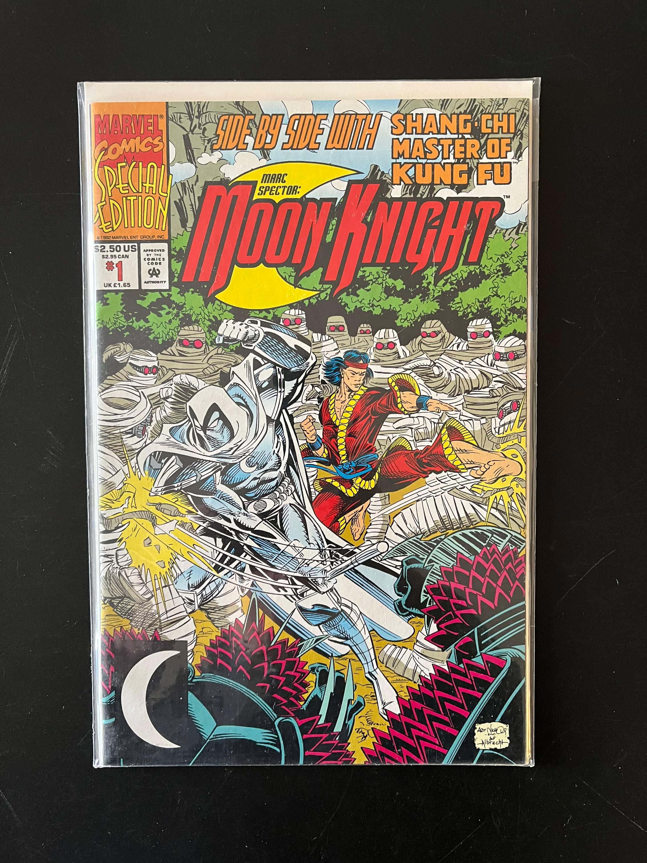 Marc Spector Moon Knight Special Edition Comic #1 Marvel KEY Team up With Shang Chi