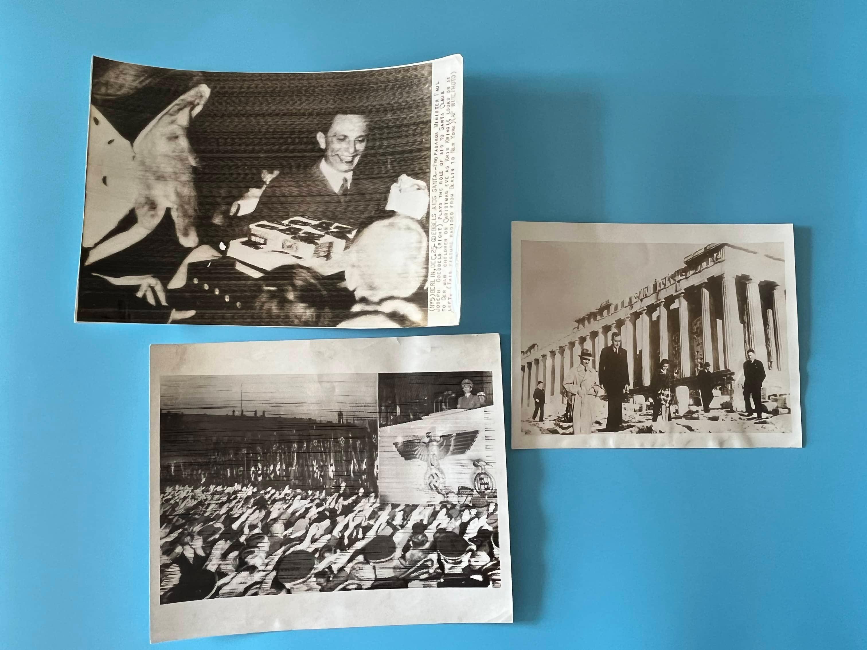 (3) Dr. Goebbels Press/Wire Photos