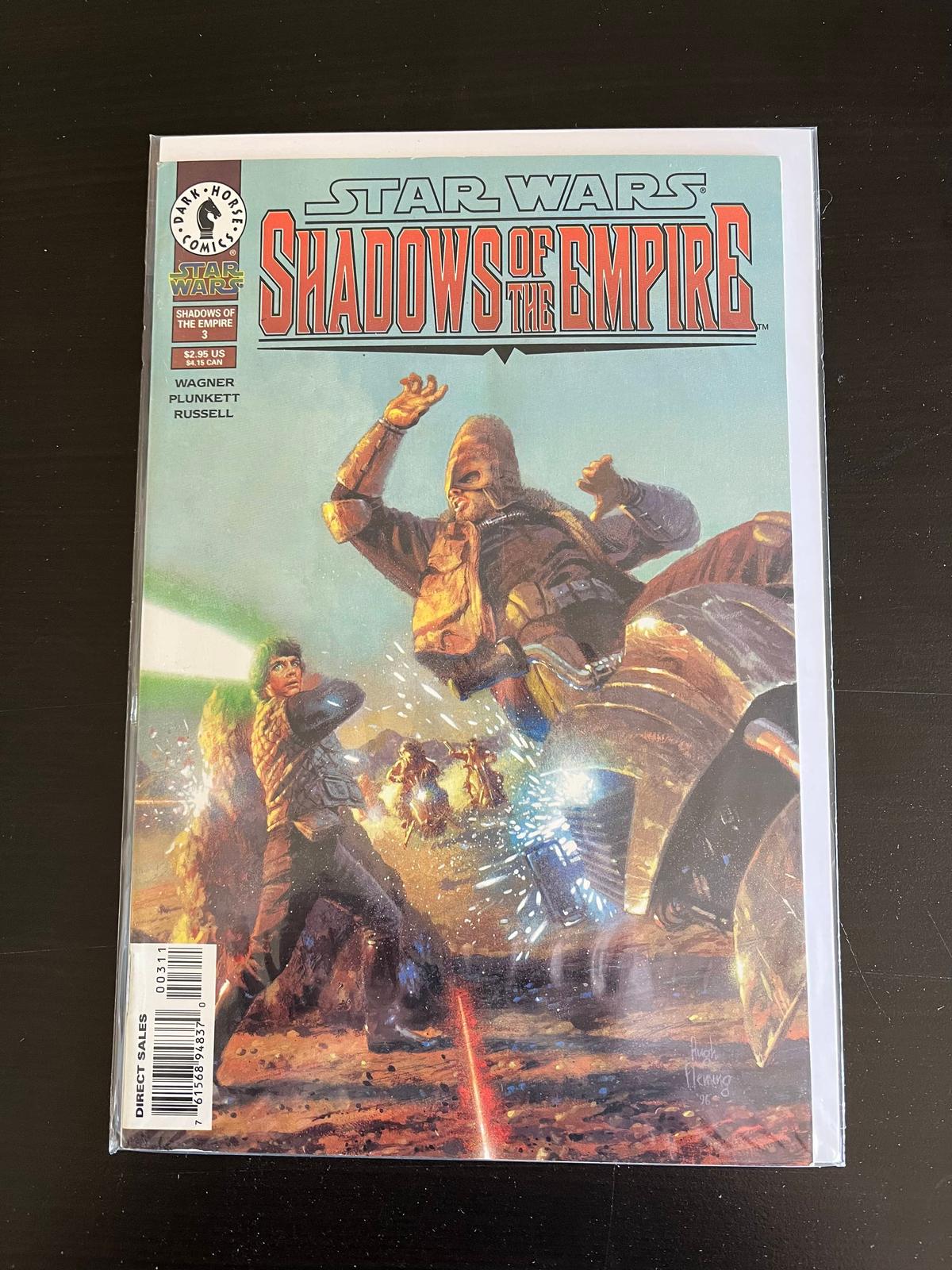 Star Wars Shadows of the Empire Comic #3 Key 1st Full Appearance 4-Lom, A Bounty Hunter