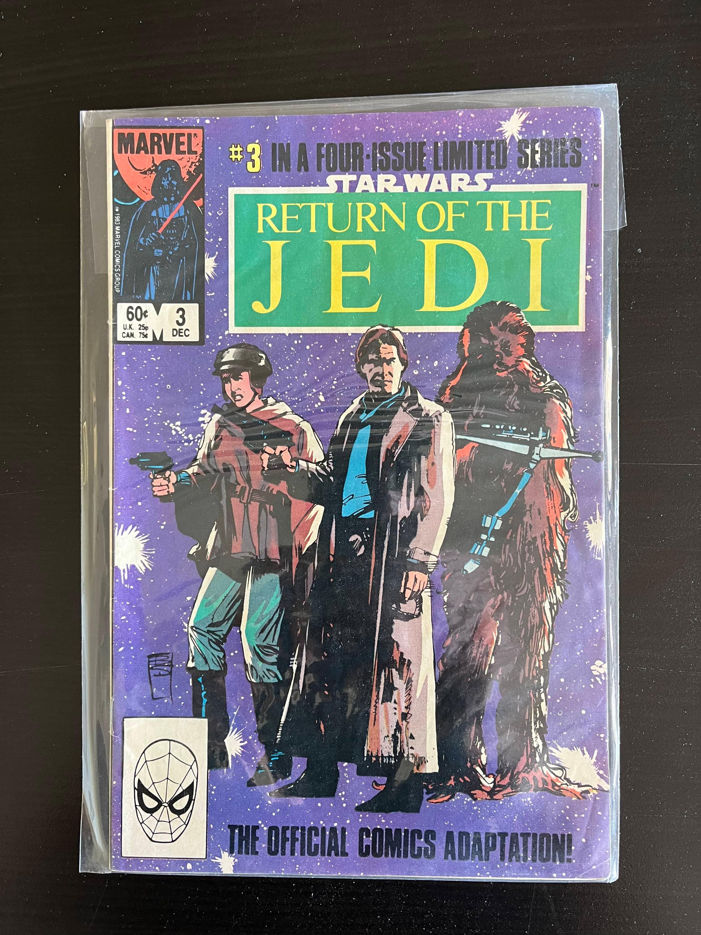 Star Wars Return of the Jedi Comic #3 Marvel Comics KEY ROTJ Three