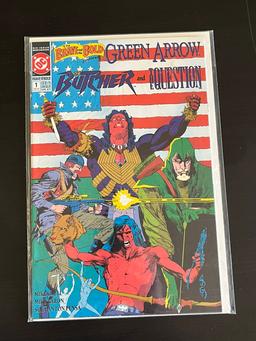 The Brave and the Bold presents the Butcher and the Question DC Comic #1 1991 Green Arrow