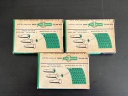 (3) Boxes of 1960's Mattel Stick-M Caps