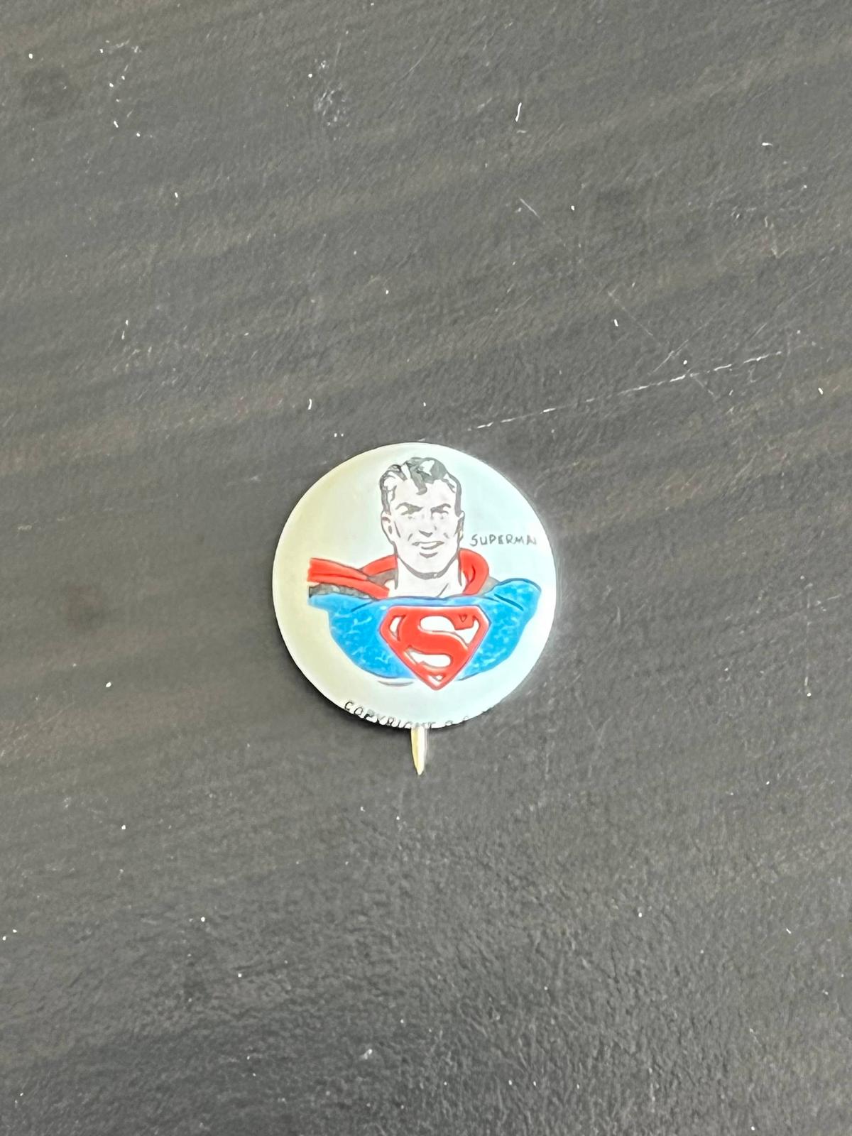 Superman 1940's Pep Pin