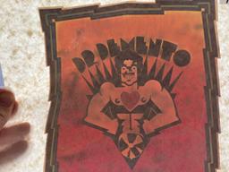 Doctor Demento Rare 1970's Iron On Transfer