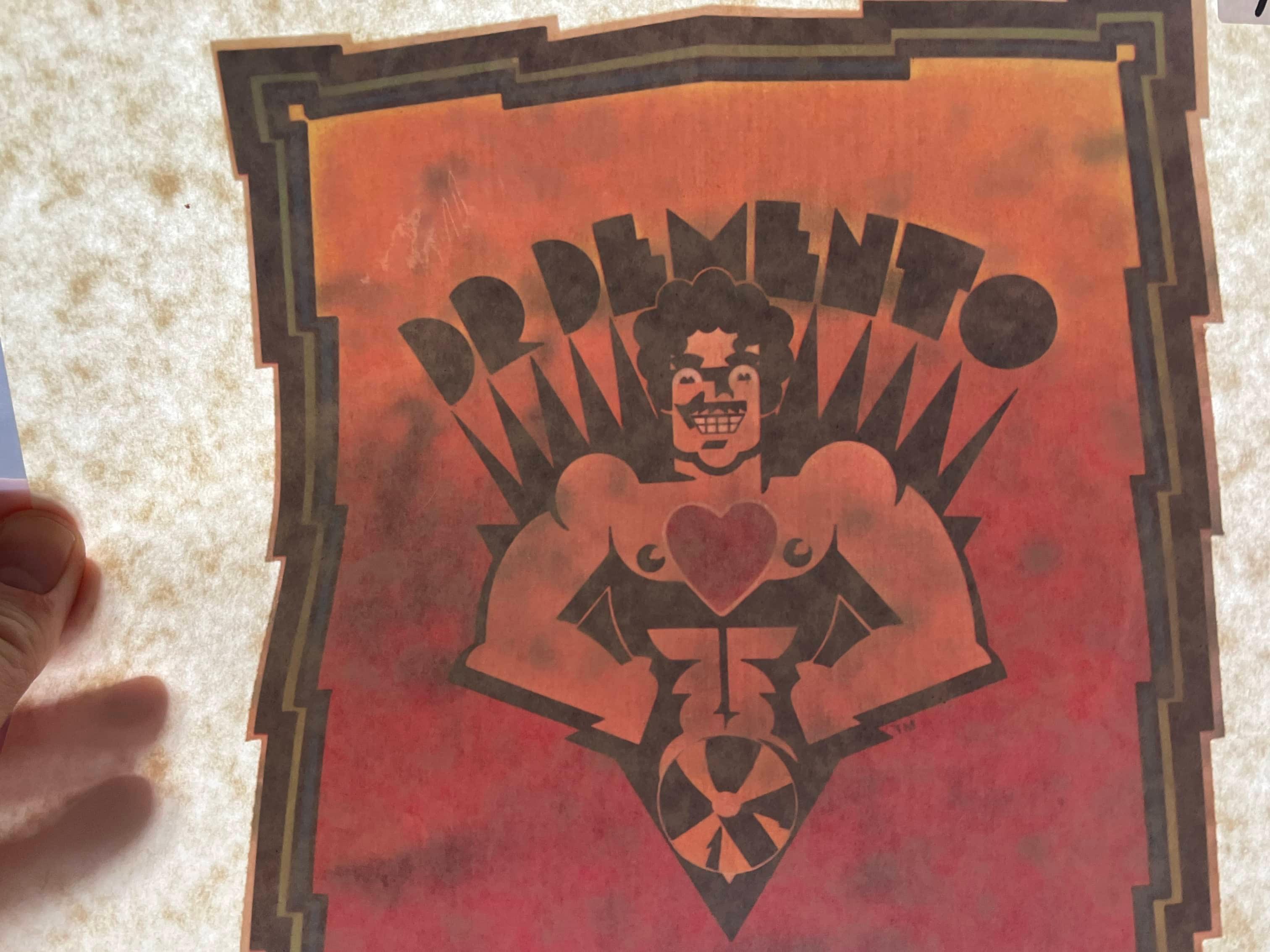 Doctor Demento Rare 1970's Iron On Transfer