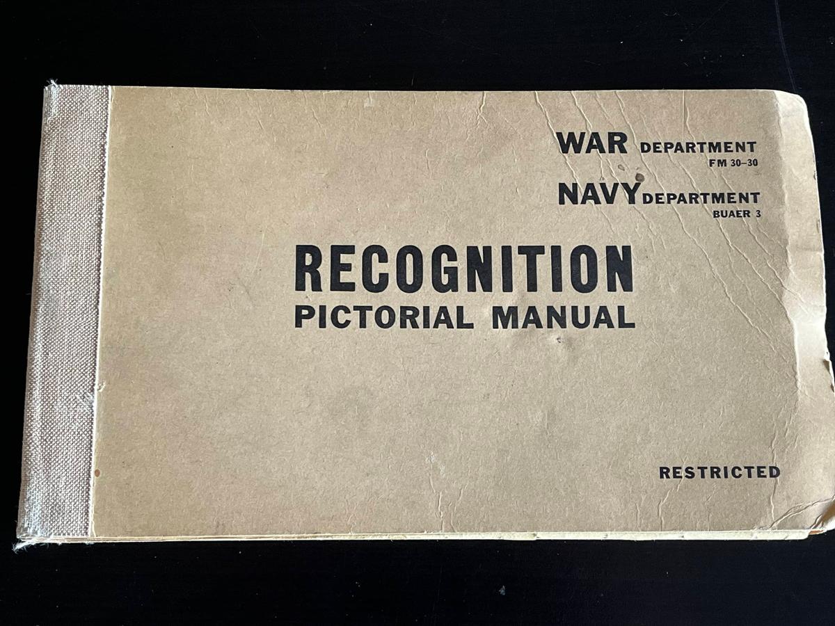 1943 WWII War Department Aircraft I.D. Manual