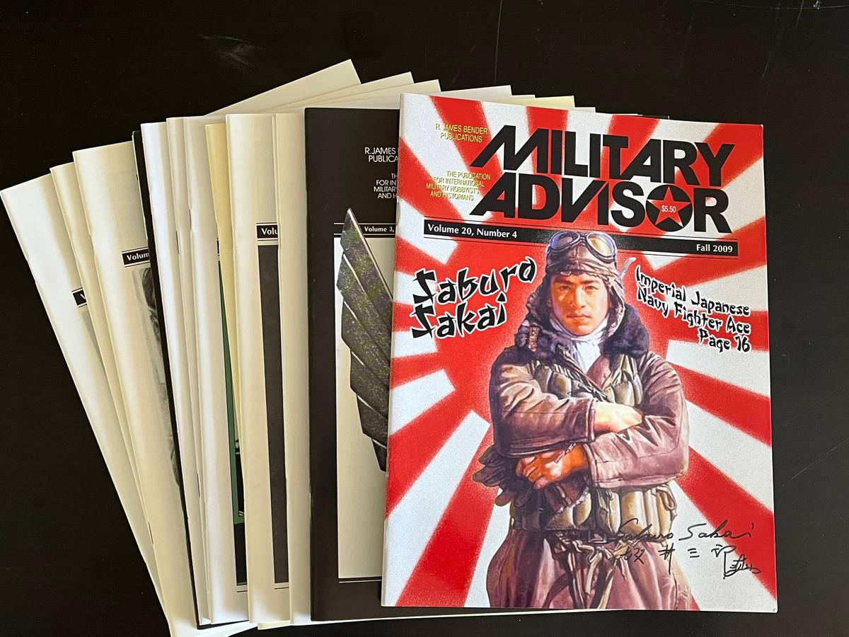 (15) Vintage Issue Military Advisor Collector's/Historian's Magazines