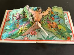 Rare 1935 Tarzan Pop-Up Book with (3) Pop-Ups