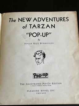 Rare 1935 Tarzan Pop-Up Book with (3) Pop-Ups