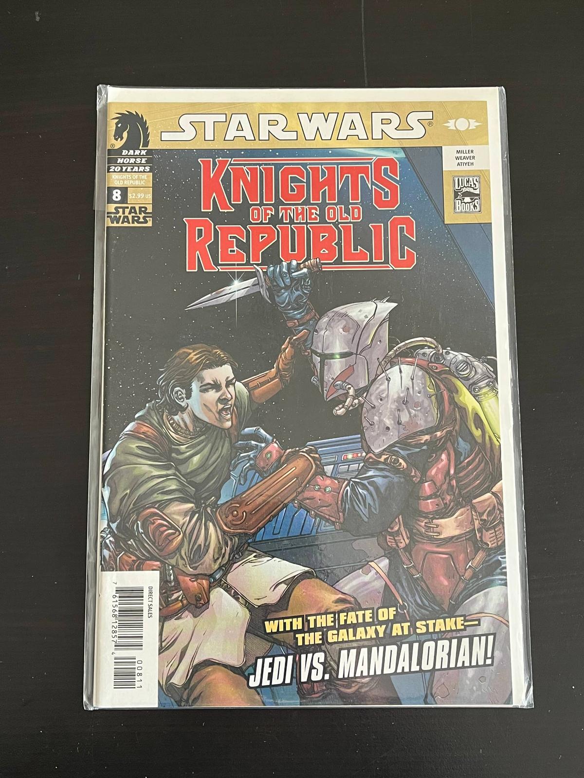 Star Wars Knights of the Old Republic Comic #8 KEY Dark Horse Lucas Books