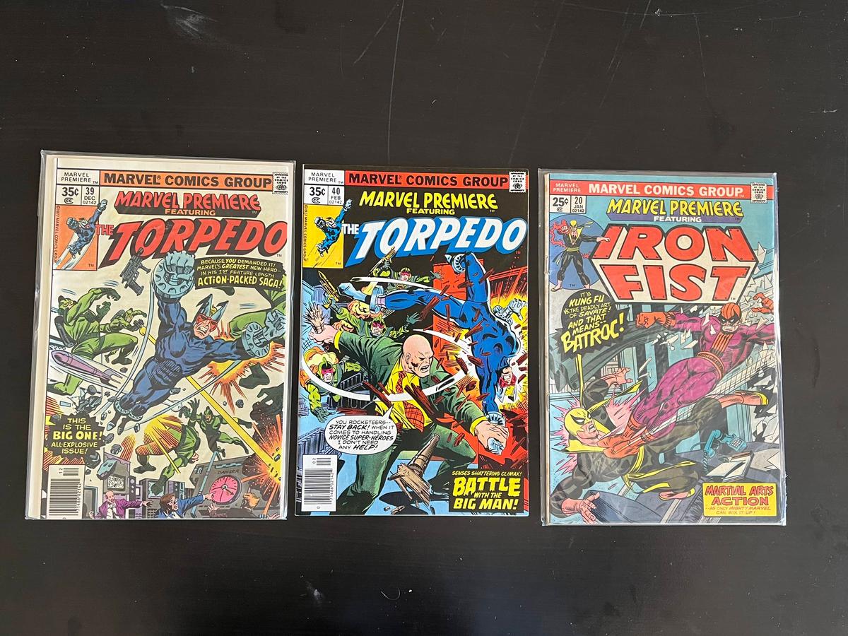 3 Issues Marvel Premiere Comic #20 #39 & #40 Marvel Comics Bronze Age Comics