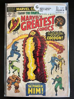 Marvels Greatest Comics Marvel Comic #50 Bronze Age 1974 Fantastic Four
