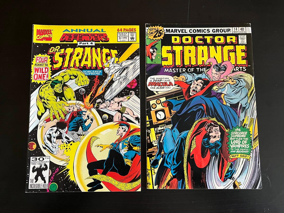 2 Issues Dr Strange Annual #2 & Doctor Strange #14 Marvel Comics Bronze Age Comics