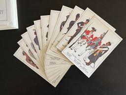 (10+) Vintage Polish Army Uniform Postcard Sets (1740-1939)
