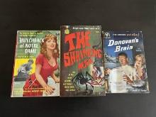 (3) Old Horror Movie Based Vintage Paperbacks