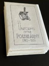 (10+) Vintage Polish Army Uniform Postcard Sets (1740-1939)