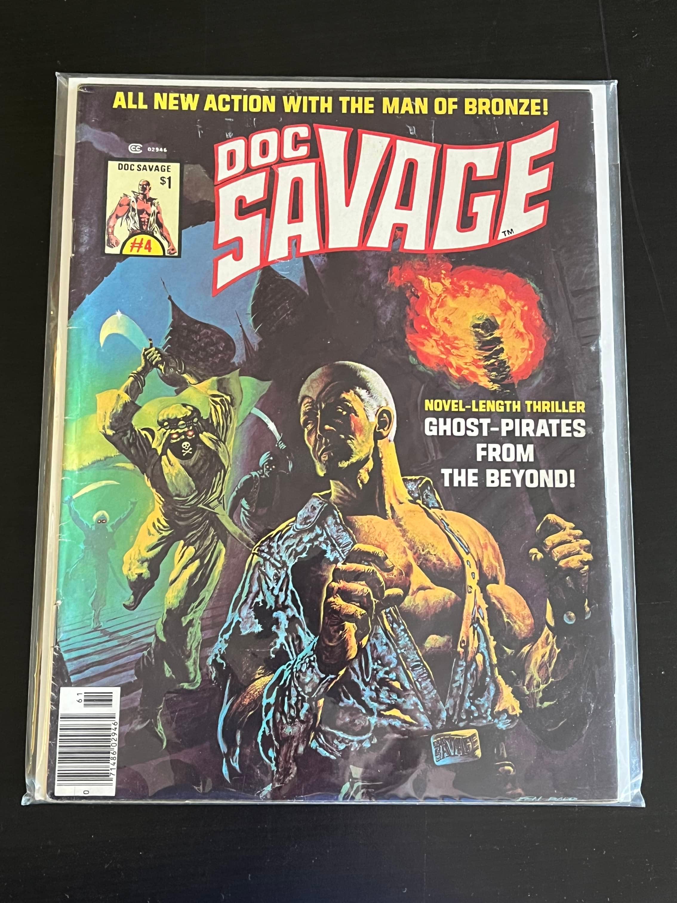 Doc Savage Marvel Magazine #4 Bronze Age 1976