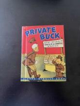 High Grade. Private Buck Rand Mcnally Book Hardback Copyright 1942 King Features Syndicate.
