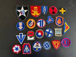 Lot of Multiple Vintage Military Patches See Pics
