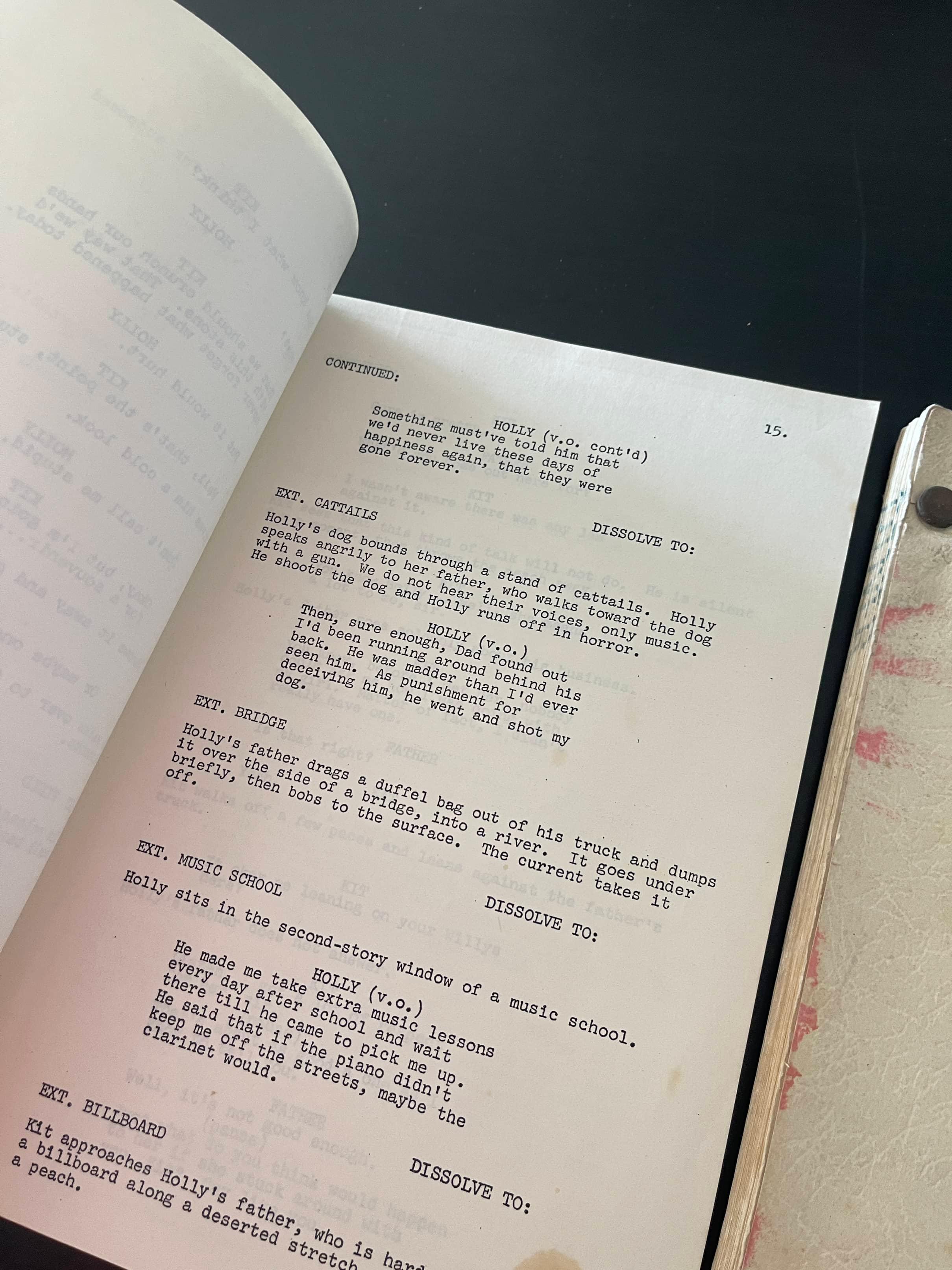 (2) Original Vintage Movie Scripts