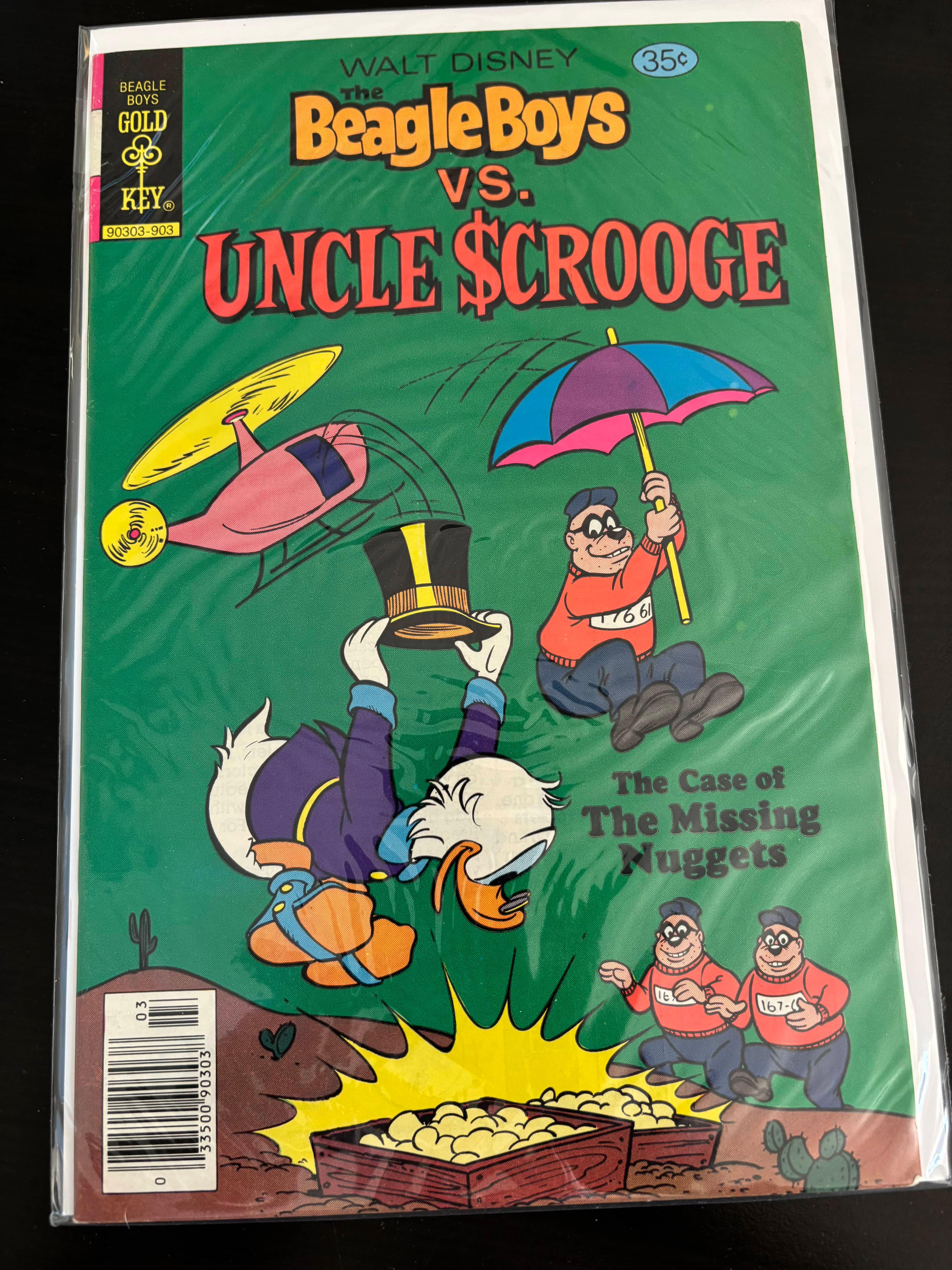 The Beagle Boys vs Uncle Scrooge Gold Key Comic #1 Bronze Age 1979