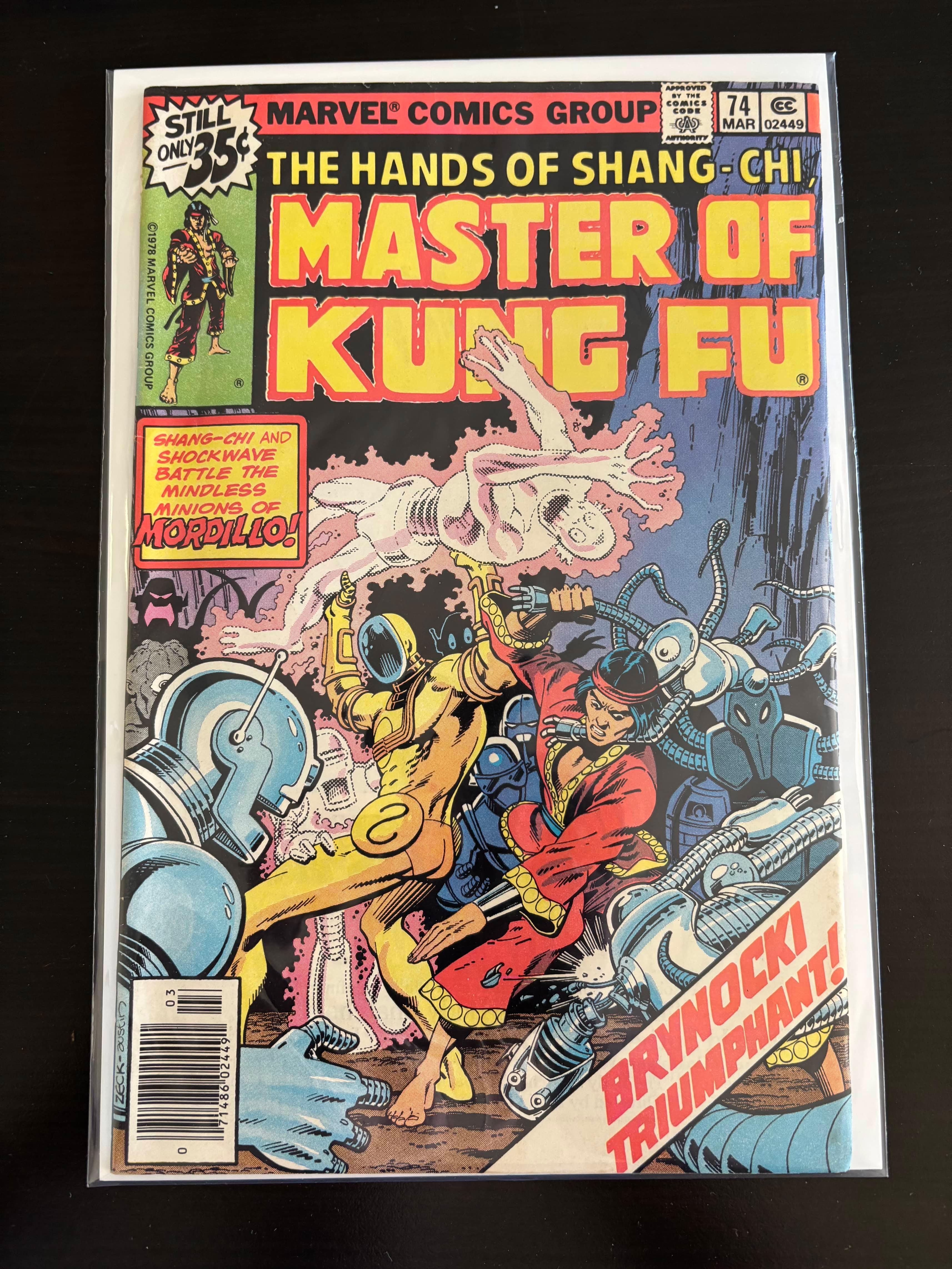 Master of Kung Fu Marvel Comic #74 Bronze Age 1979