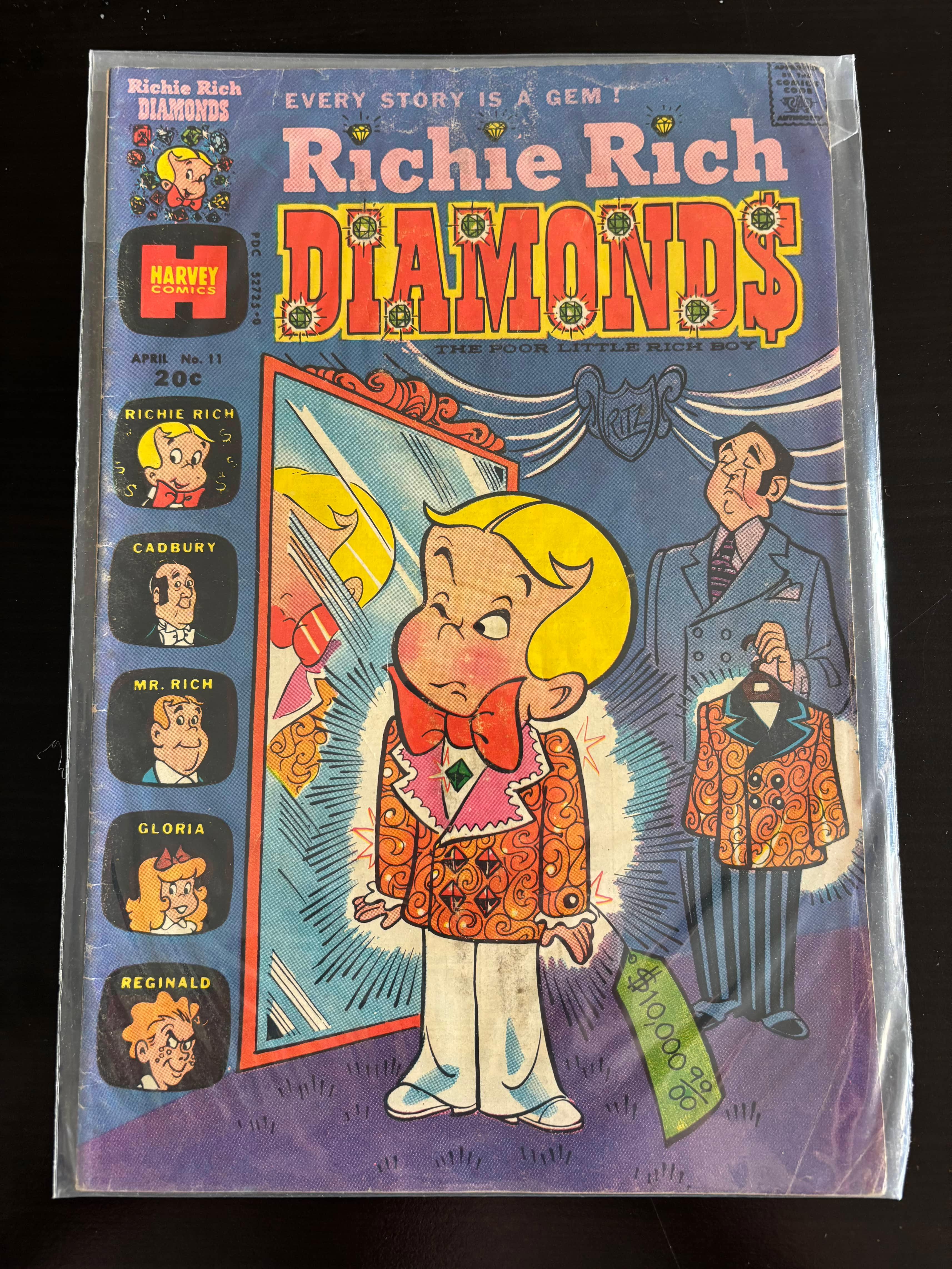 Richie Rich Diamonds Harvey Comic #11 Bronze Age 1974