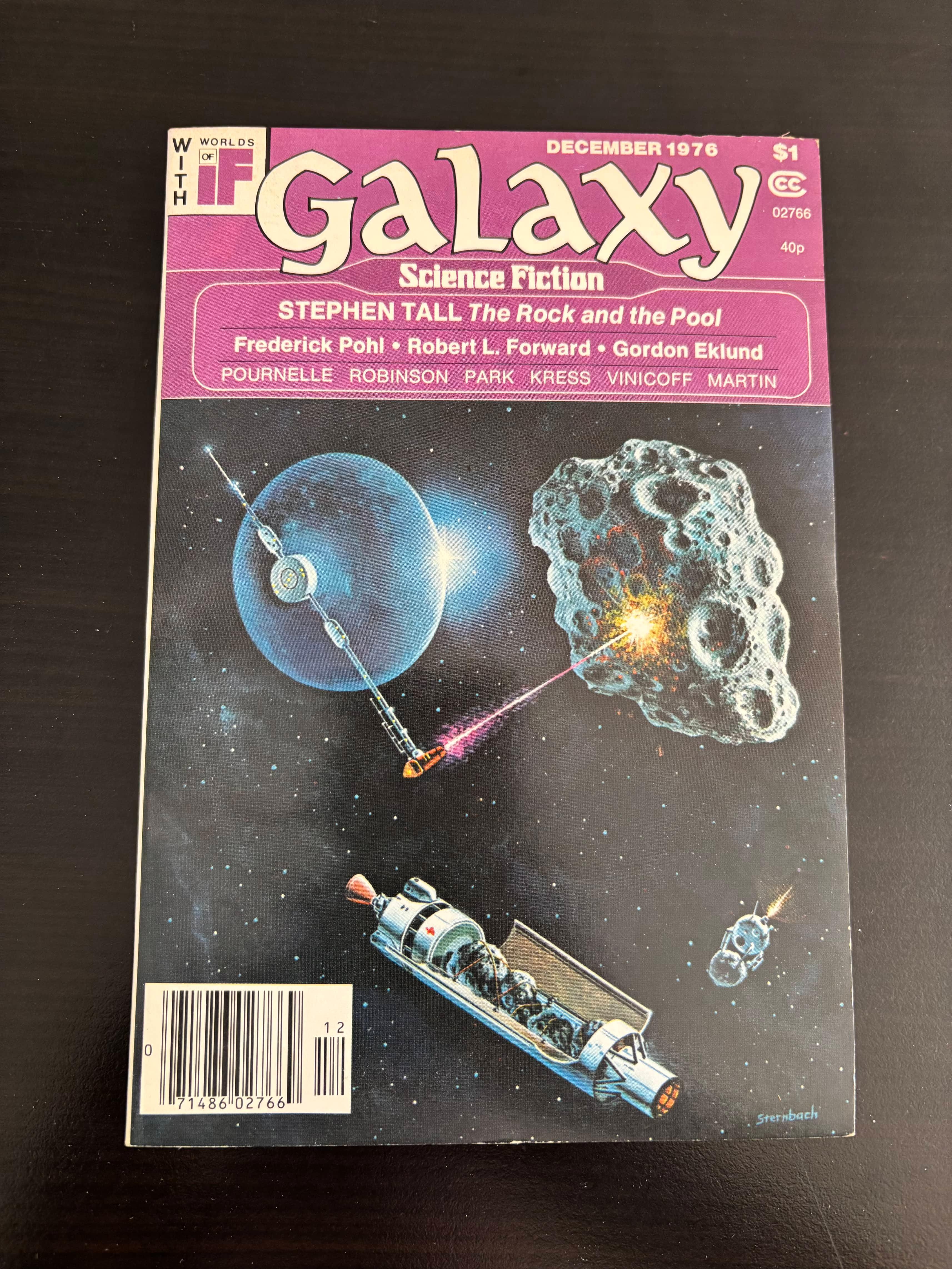 2 Galaxy Science Fiction Magazines Frederick Pohl Harlan Ellison 1968 1976