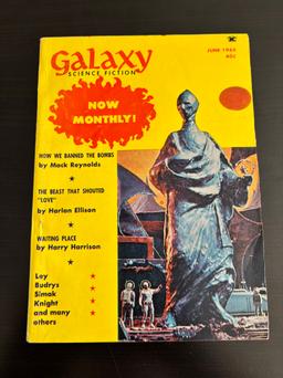 2 Galaxy Science Fiction Magazines Frederick Pohl Harlan Ellison 1968 1976