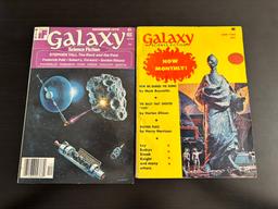 2 Galaxy Science Fiction Magazines Frederick Pohl Harlan Ellison 1968 1976