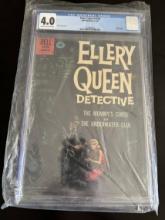 Four Color Ellery Queen Detective The Mummy's Curse and The Underwater Clue Dell Comic #1165 Silver