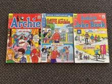 3 Issues. Archie Archie Series Comics #191 Silver Age 1969. Life of Archie Archie Series Comic #224.