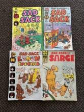 4 Issues. Sad Sack Harvey Comics #247 & #279. Sad Sack Laugh Special Harvey Comics #55. Sad Sack and