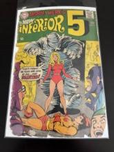 The New Inferior 5 DC Comics #9 Silver Age 1968 JUST THE COVER