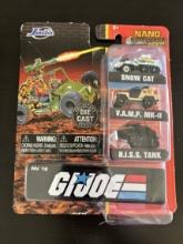 G.I.Joe Nano Hollywood Rides Jada Hasbro Snow Cat, V.A.M.P. MK-II, H.I.S.S. Tank